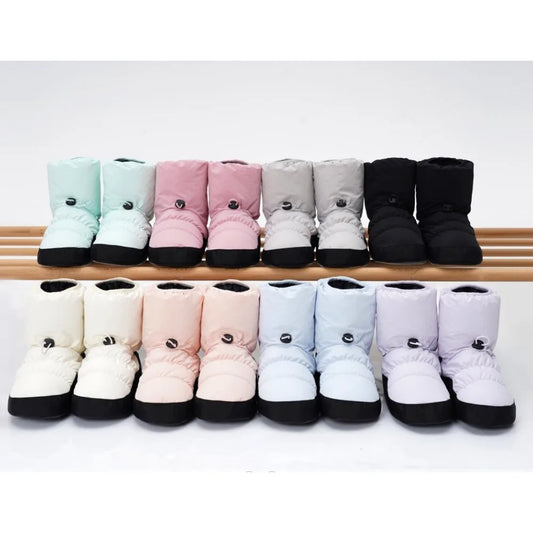 Thermal Ballet Warm-Up Boots - Waterproof Winter Dance Shoes for Women & Girls